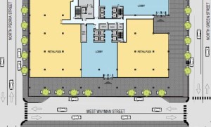 Site Plan Showing Off-street Pull-out 