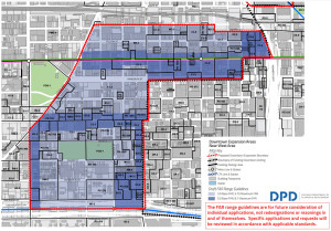 Downtown Zoning Expansion Area (West), as amended on December 21, 2017
